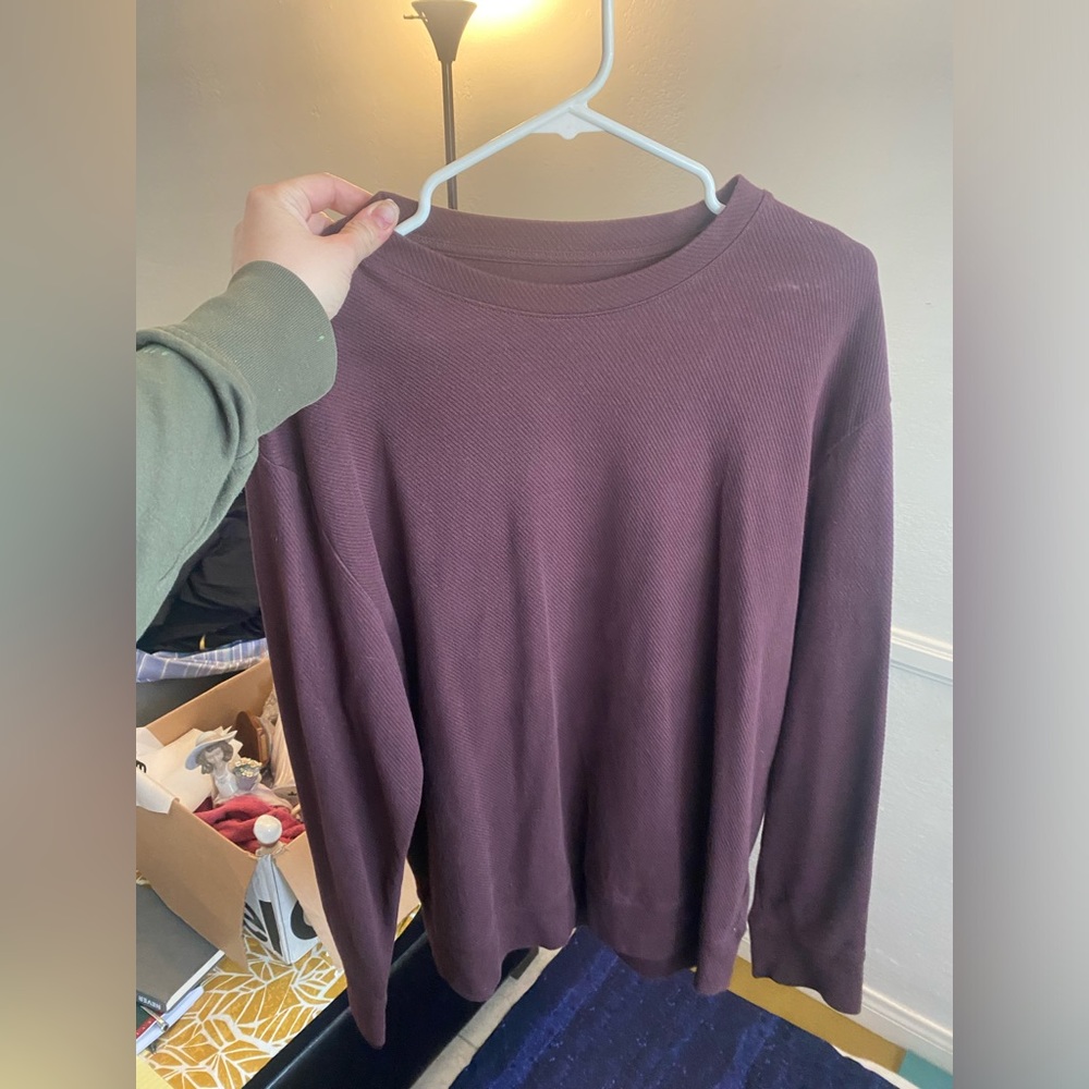 Express Quality and Fit -Large - Burgundy - sweatshirt